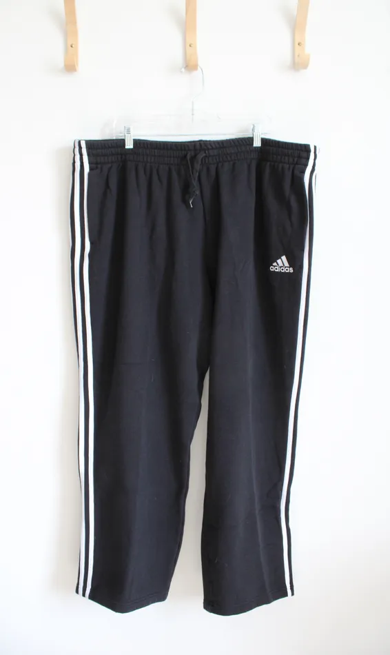 Adidas Adidas Black White Sweatpants 3XL Rings