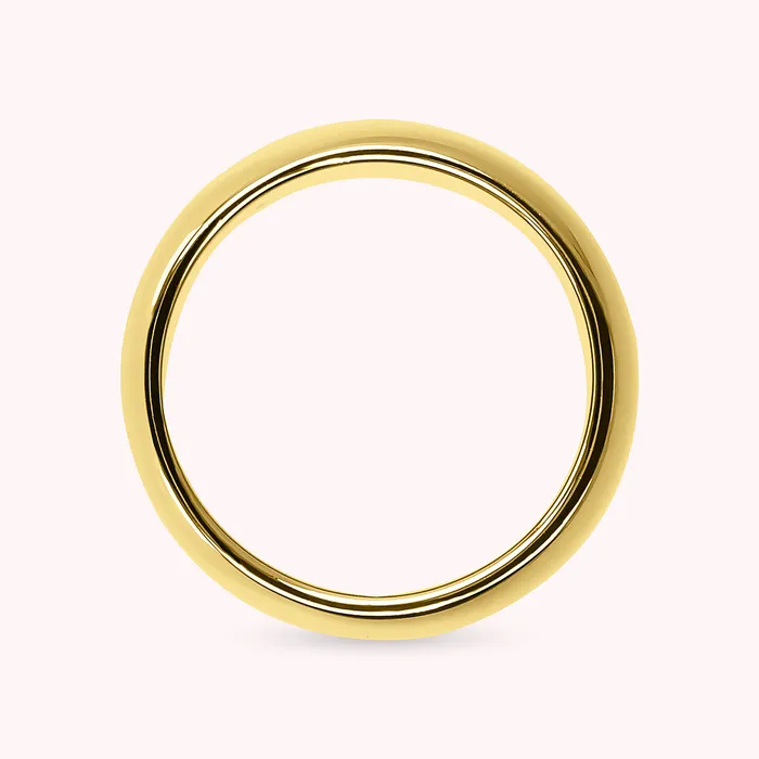 Anello a Fascia Golden Superficie Lucida Bronzallure Earrings