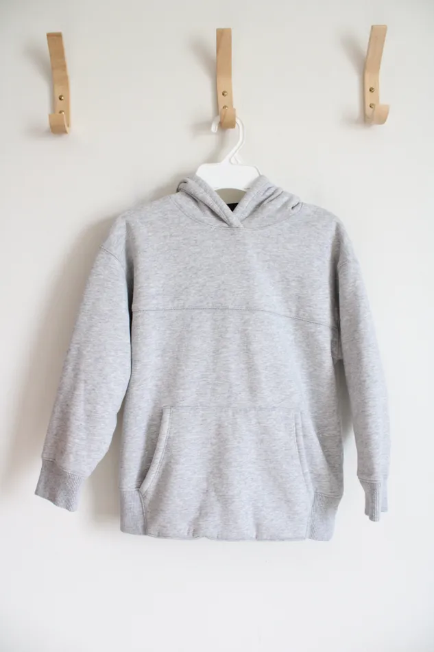Athletic Works Earrings Athletic Works Fleece Lined Gray Hoodie Youth M 8