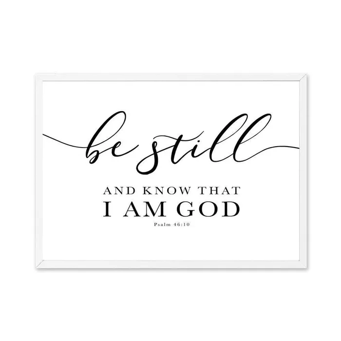 Bible Verse Wall Artbr Psalm 4610 Lords Guidance Earrings