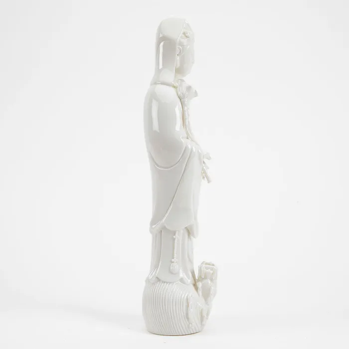 Bodhisattva Fountain Kuan Yin Statue Eastern Elm Earrings