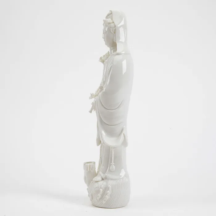 Bodhisattva Fountain Kuan Yin Statue Eastern Elm Earrings