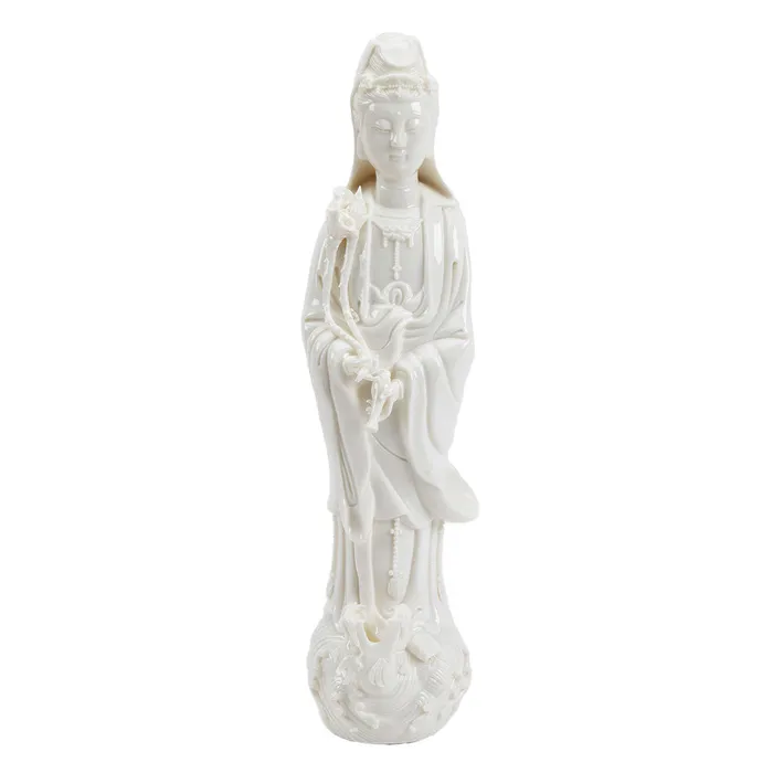 Bodhisattva Fountain Kuan Yin Statue Eastern Elm Earrings