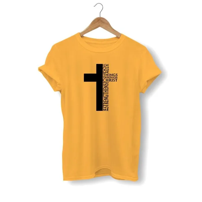 Christian TShirt br I Can Do All Things Through Christ Lords Guidance Earrings