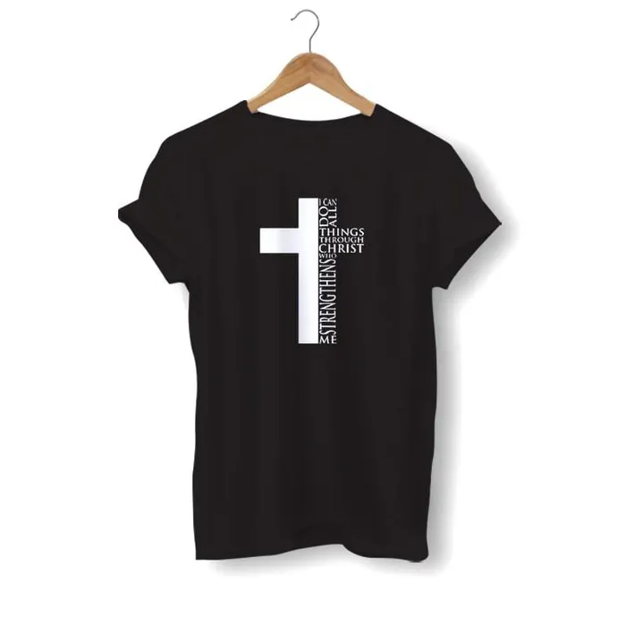 Christian TShirt br I Can Do All Things Through Christ Lords Guidance Earrings