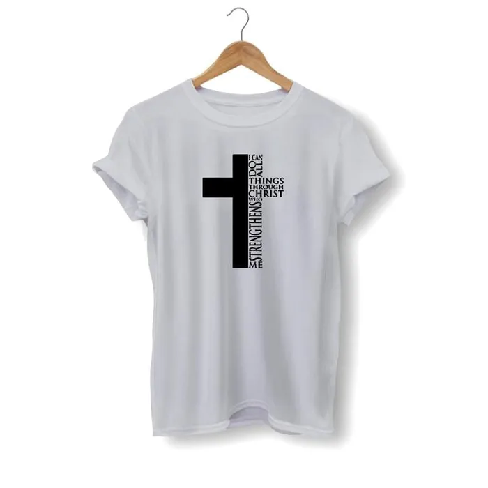 Christian TShirt br I Can Do All Things Through Christ Lords Guidance Earrings