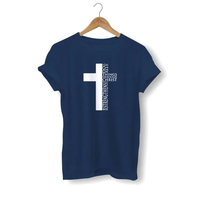 Christian TShirt br I Can Do All Things Through Christ Lords Guidance Earrings