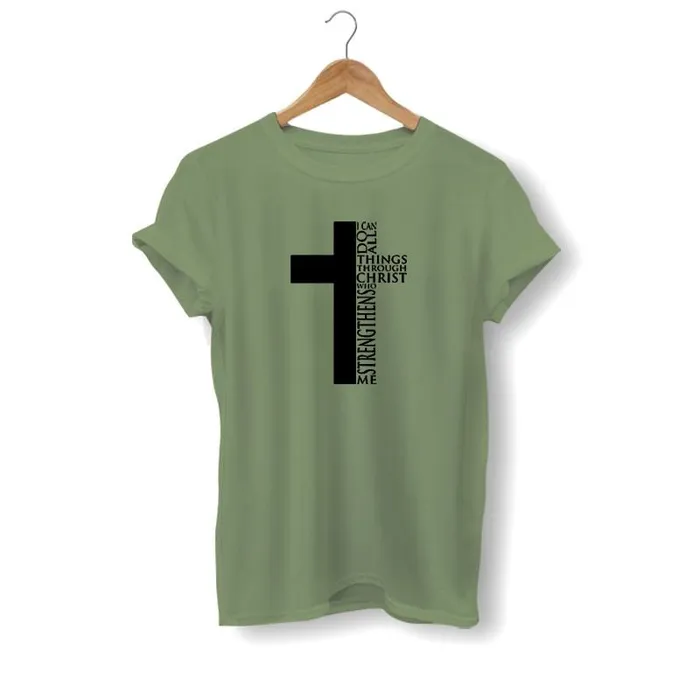 Christian TShirt br I Can Do All Things Through Christ Lords Guidance Earrings