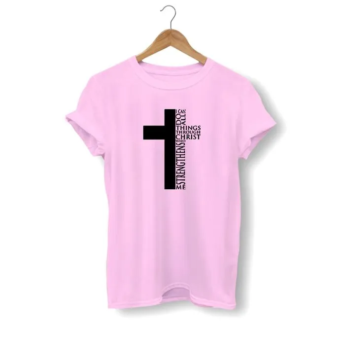 Christian TShirt br I Can Do All Things Through Christ Lords Guidance Earrings
