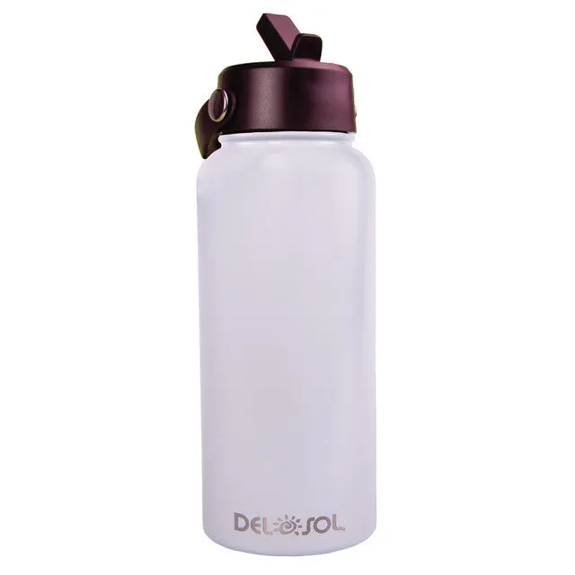 DELSOL Waterbottle 32oz Grey to Green Earrings
