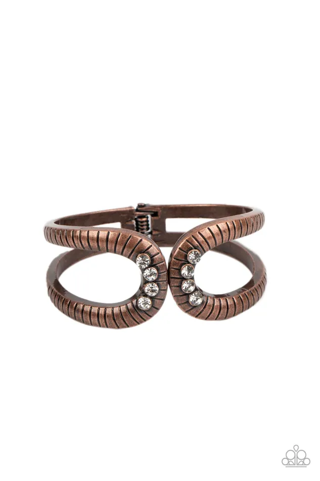 Desert Prosperity Copper Paparazzi Accessories Earrings