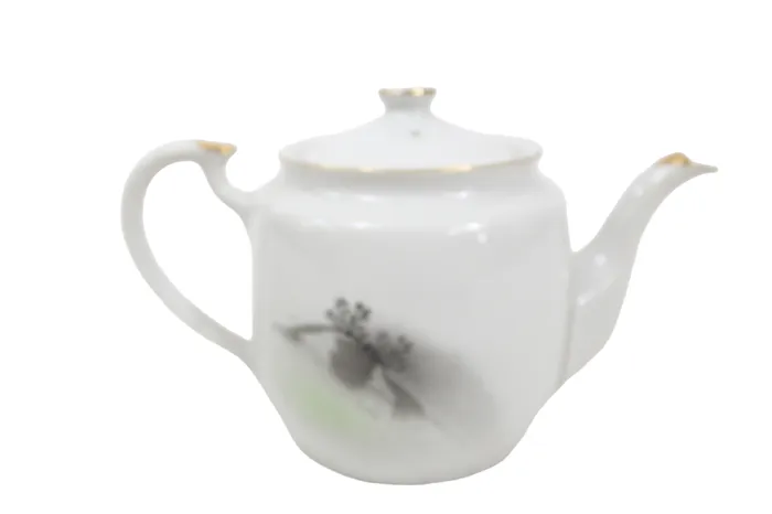 Earrings Jubilee Thrift Vintage Japanese Geisha Painted Teapot