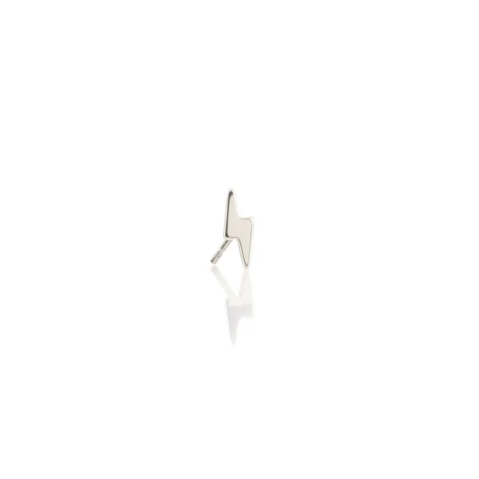 Earrings Kris Nations Single Lightning Bolt Stud Earring