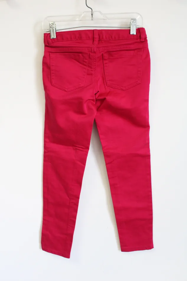 Earrings Lands End NEW Lands End Raspberry Pink Jeggings 7