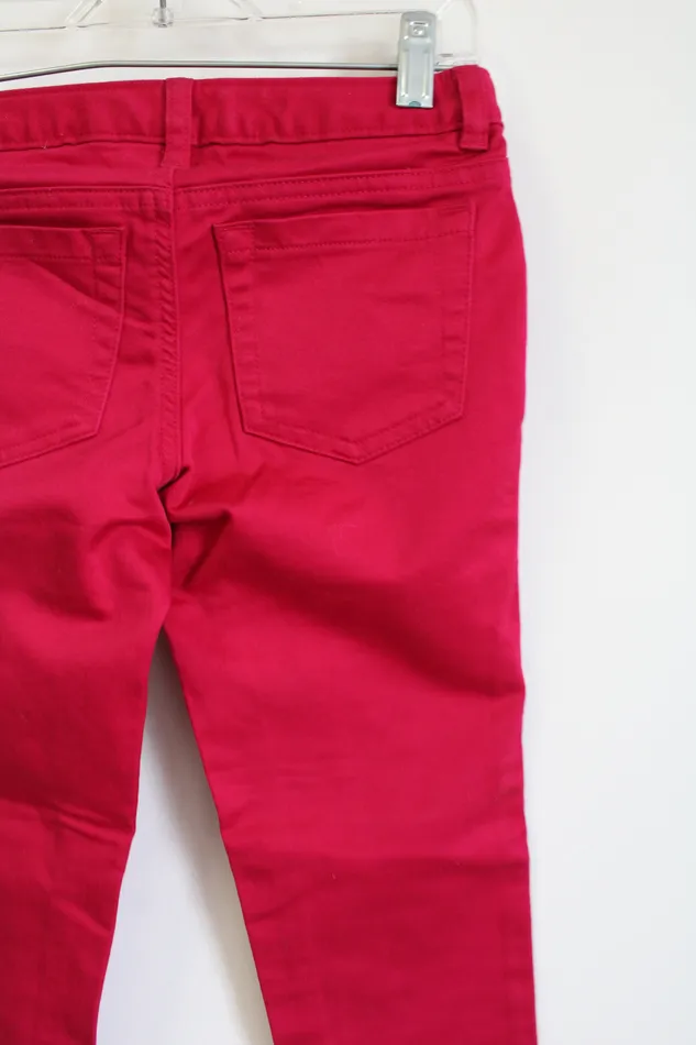 Earrings Lands End NEW Lands End Raspberry Pink Jeggings 7