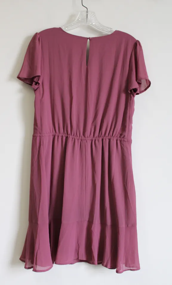Earrings Maurices Maurices Dusty Pink Wrap Dress XS