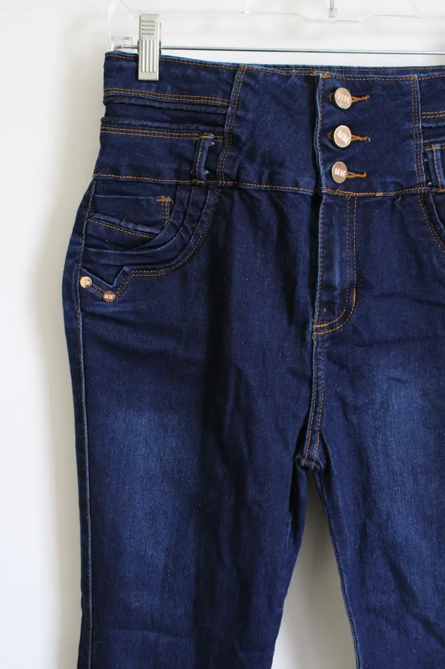 Earrings Mitzl Michel Mitzl Michel High Waisted Dark Wash Jeans 9