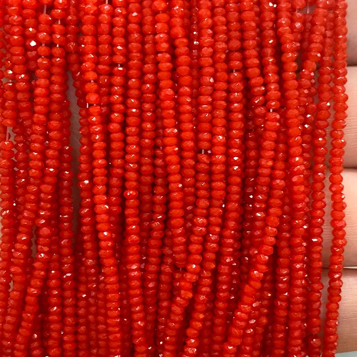 Earrings Peppy Beads 1mm Crystal rondelle beads strand 170 pcs PBC1C9
