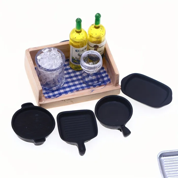 Earrings Portraits and Miniatures by NC 4 Pieces Set of Miniature Realistic Frying Pans for Dollhouse Kitchens 1 12 Scale Earrings Portraits and Miniatures by NC 4 Pieces Set of Miniature Realistic Frying Pans for Dollhouse Kitchens 1 12 Scale