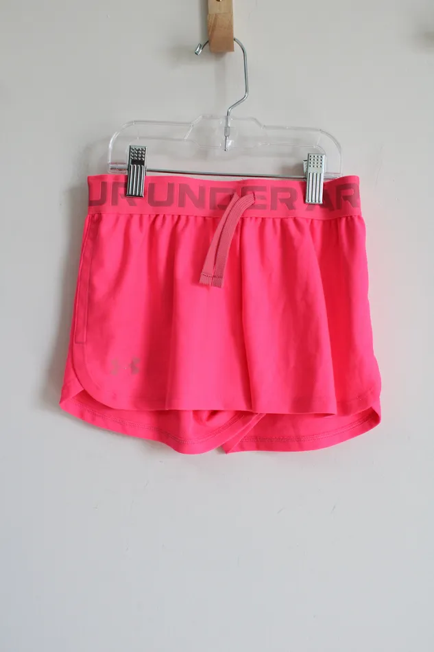 Earrings Under Armour Neon Pink Shorts Youth S 8 Under Armour