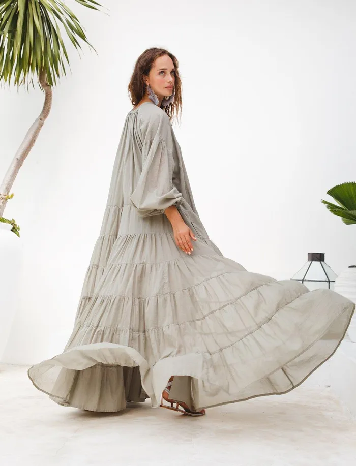 Erika Pea Earrings ELLA WOMEN BOHEMIAN MAXI DRESS Erika Pea Earrings ELLA WOMEN BOHEMIAN MAXI DRESS