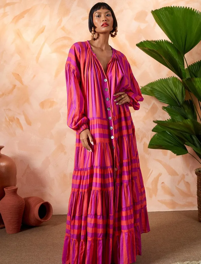 Erika Pea Earrings ELLA WOMEN BOHEMIAN MAXI DRESS Erika Pea Earrings ELLA WOMEN BOHEMIAN MAXI DRESS