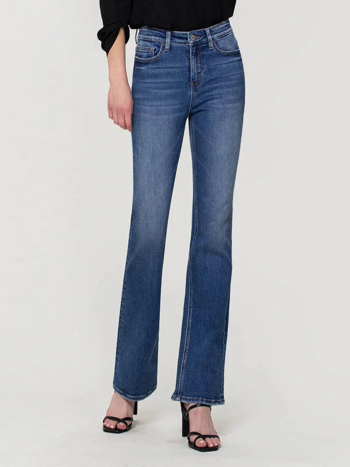 Flying MonkeyVervet Rings Vervet Skylar Stretch Slim Boot Cut Jeans