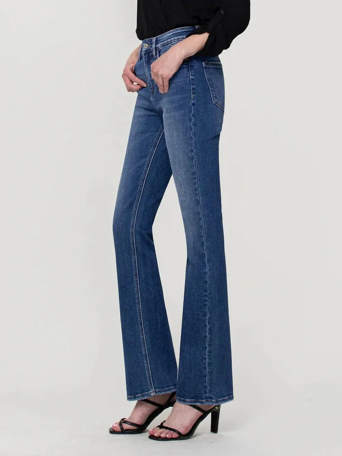Flying MonkeyVervet Rings Vervet Skylar Stretch Slim Boot Cut Jeans