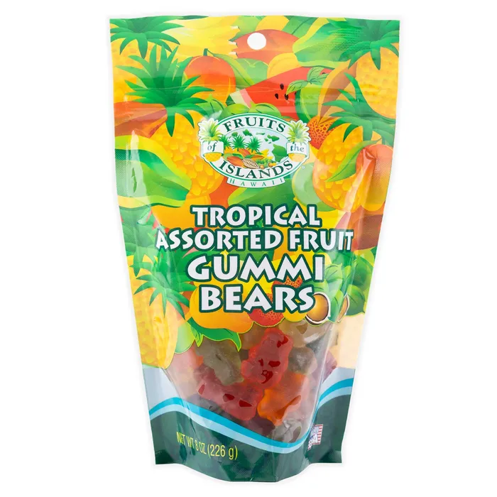 Fruits of the Islands Assorted Fruit Gummi Bears 8 oz HAWAIIANKINGCAN Necklaces Fruits of the Islands Assorted Fruit Gummi Bears 8 oz HAWAIIANKINGCAN Necklaces