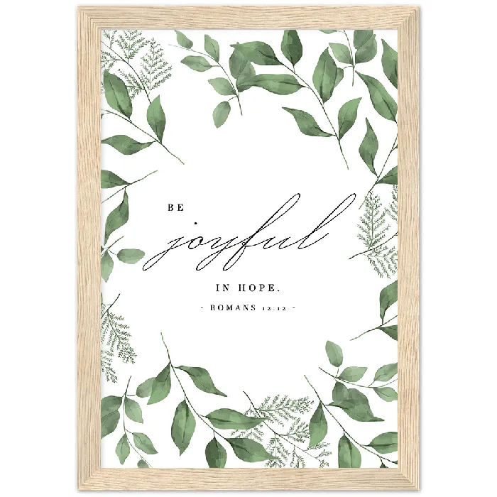 Gelato Earrings Romans 1212 Leaves Border Matte Poster Wooden Frame A4 Gelato Earrings Romans 1212 Leaves Border Matte Poster Wooden Frame A4