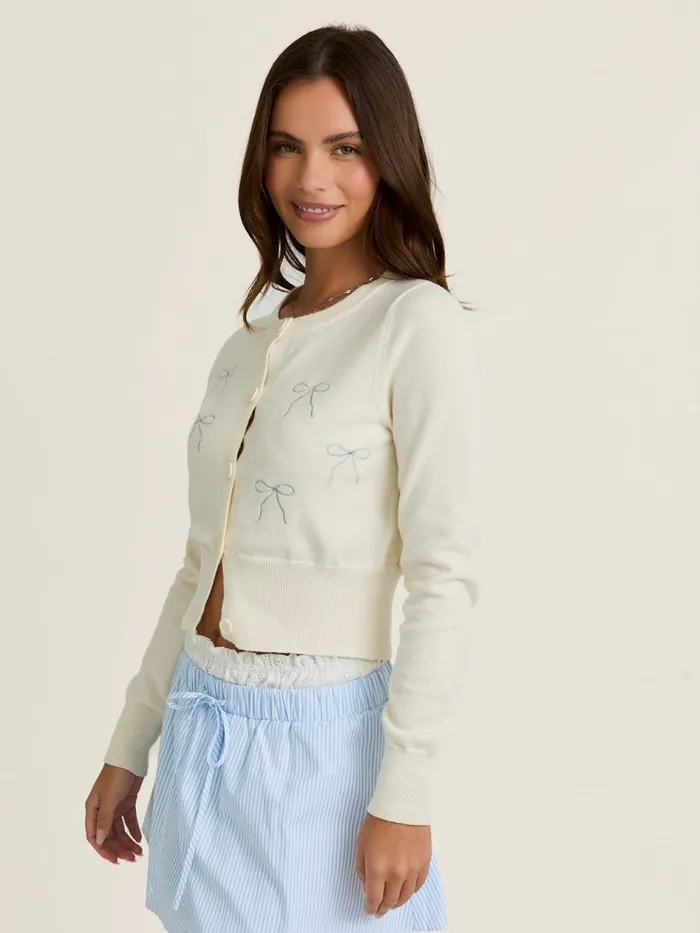 Gilli Le Lis Rings Siesta Bow Cardigan