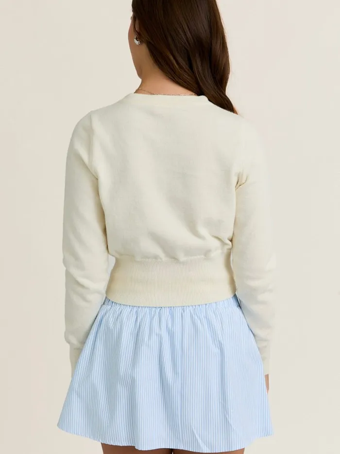 Gilli Le Lis Rings Siesta Bow Cardigan