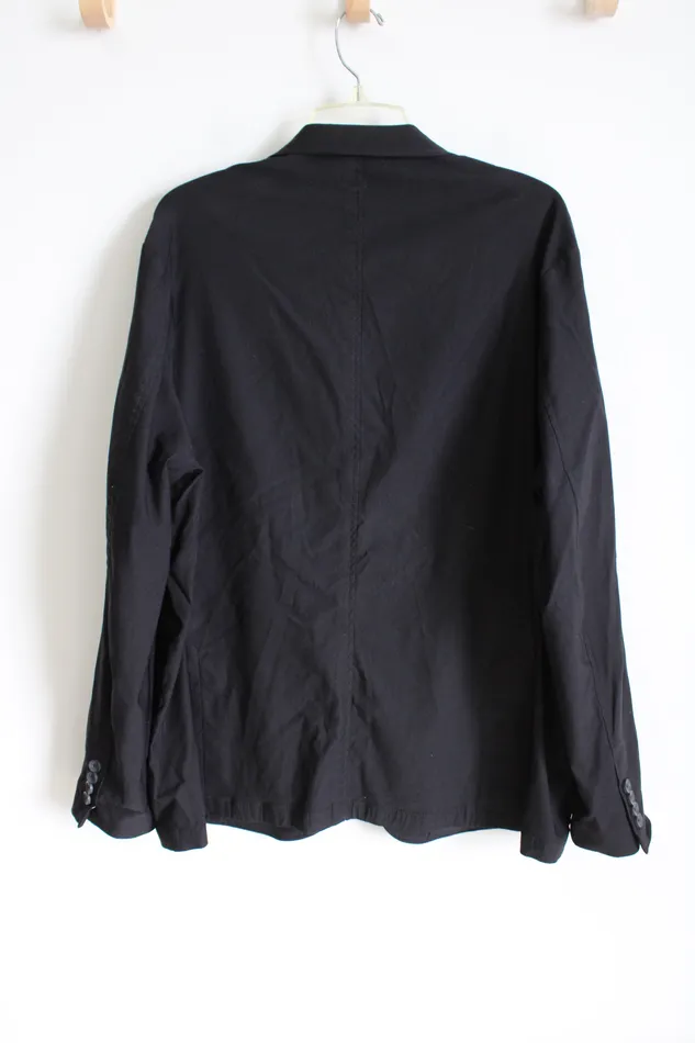 Haggar Slim Fit Hudson Black Blazer XL Haggar Rings