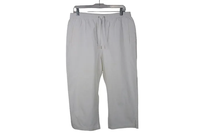 Hasting Smith White Capri Pant L Hasting Smith Rings