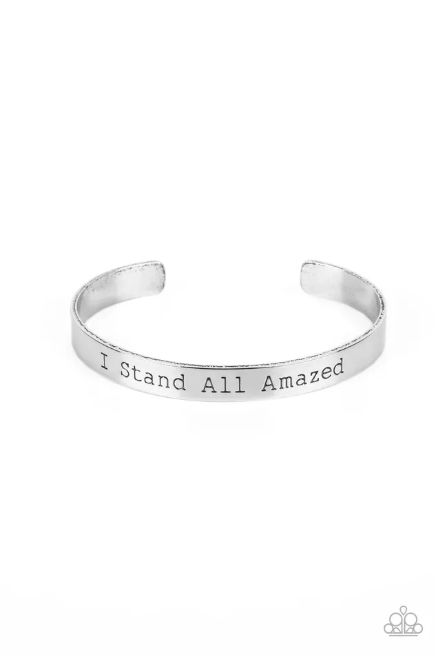 I Stand All Amazed Silver Paparazzi Accessories Rings