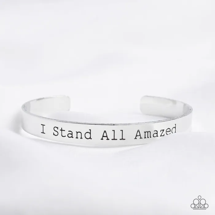 I Stand All Amazed Silver Paparazzi Accessories Rings