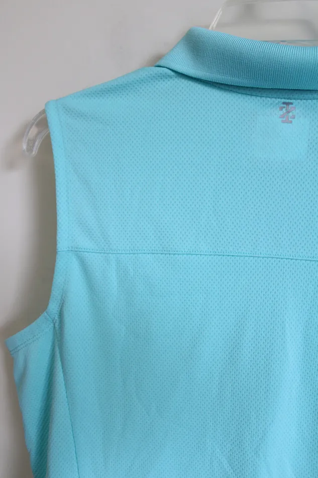 Izod Golf Light Blue Polo Tank L Izod Necklaces