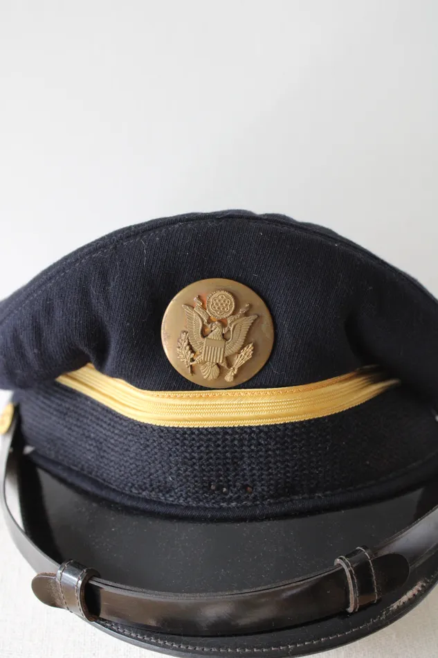 Jubilee Thrift Earrings Berkshire Deluxe Vintage Navy Army Service Cap Jubilee Thrift Earrings Berkshire Deluxe Vintage Navy Army Service Cap