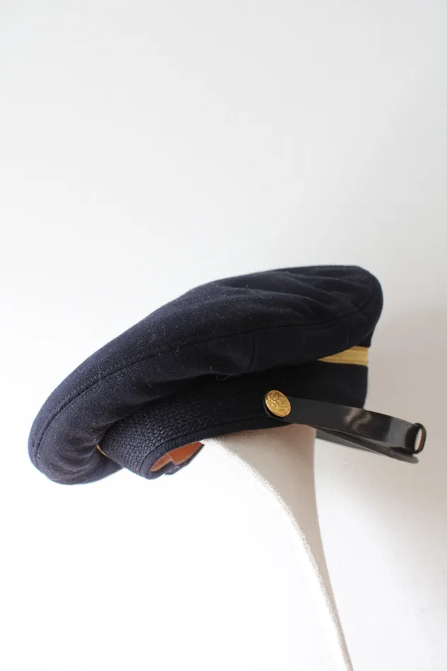 Jubilee Thrift Earrings Berkshire Deluxe Vintage Navy Army Service Cap Jubilee Thrift Earrings Berkshire Deluxe Vintage Navy Army Service Cap