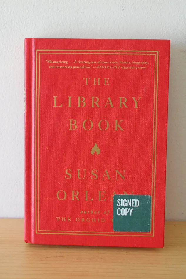 Jubilee Thrift Earrings The Library Book By Susan Orlean Signed Copy