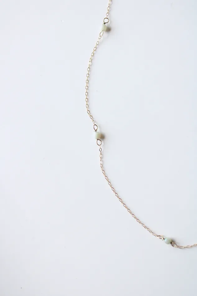 Jubilee Thrift Necklaces 14KT Yellow Gold Pearl Chain Necklace