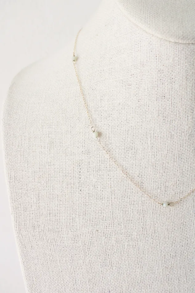 Jubilee Thrift Necklaces 14KT Yellow Gold Pearl Chain Necklace