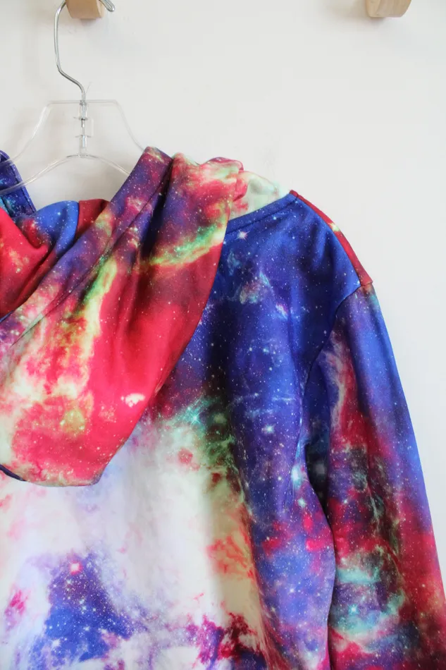 Jubilee Thrift Necklaces MultiColored Galaxy Astronaut Cat Hoodie S