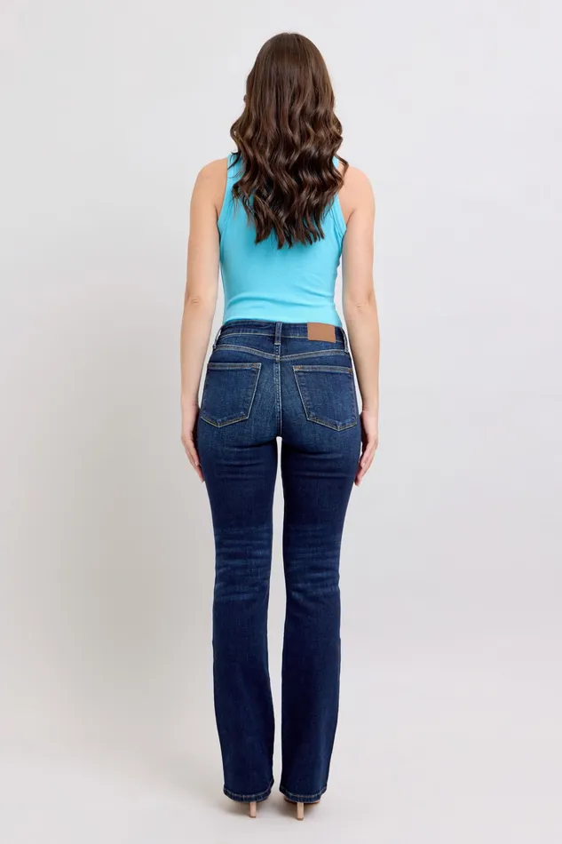 JUDY BLUE Rings JUDY BLUE DARK WASH BOOTCUT JEAN DARK STONE