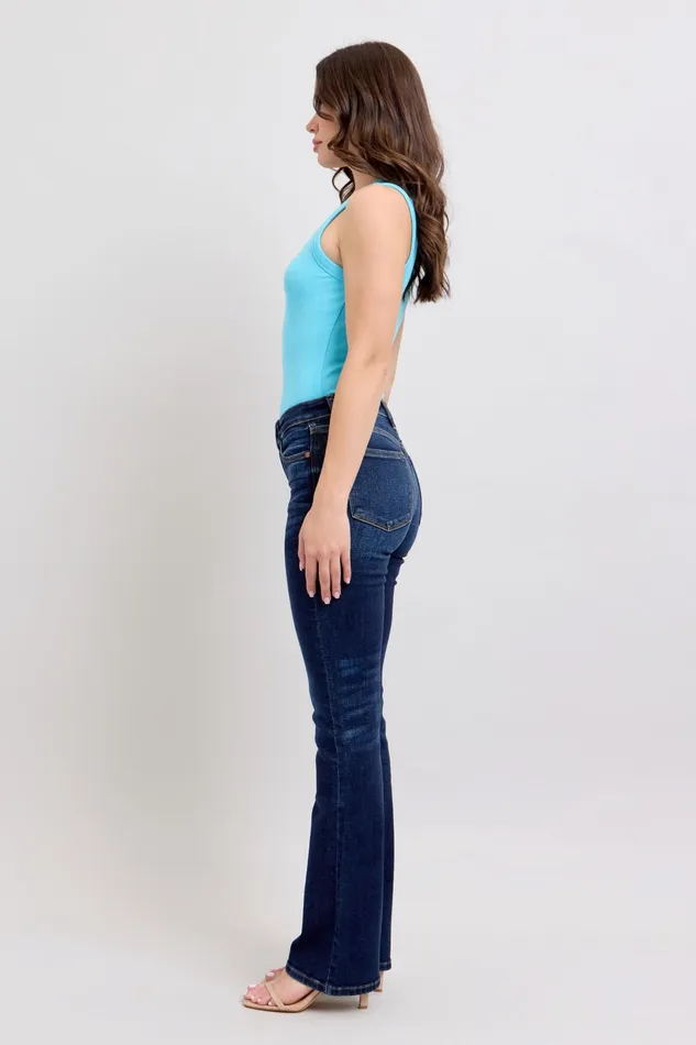 JUDY BLUE Rings JUDY BLUE DARK WASH BOOTCUT JEAN DARK STONE