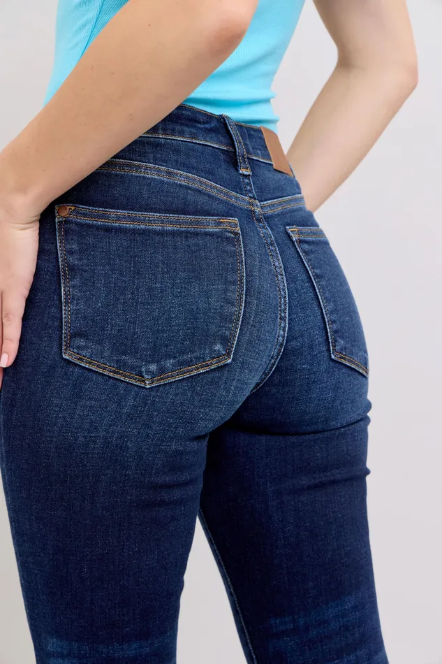 JUDY BLUE Rings JUDY BLUE DARK WASH BOOTCUT JEAN DARK STONE