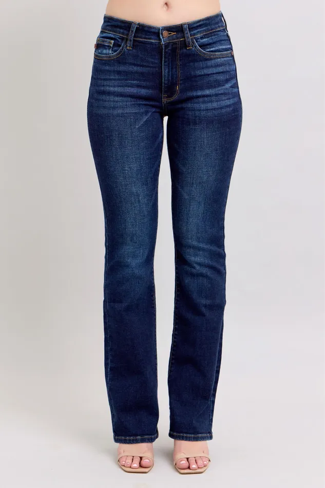 JUDY BLUE Rings JUDY BLUE DARK WASH BOOTCUT JEAN DARK STONE