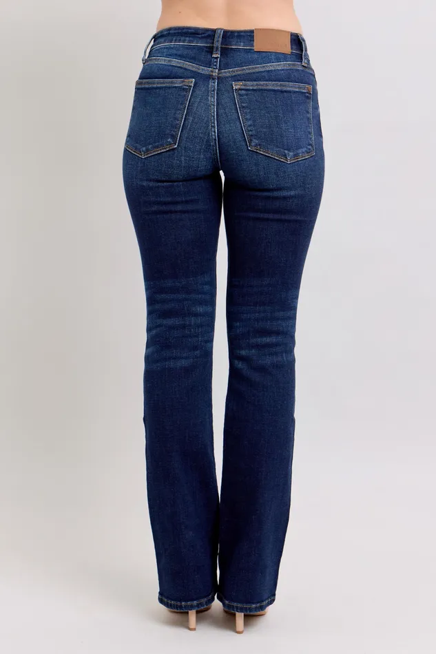 JUDY BLUE Rings JUDY BLUE DARK WASH BOOTCUT JEAN DARK STONE