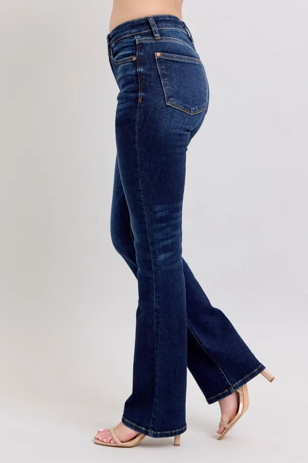 JUDY BLUE Rings JUDY BLUE DARK WASH BOOTCUT JEAN DARK STONE