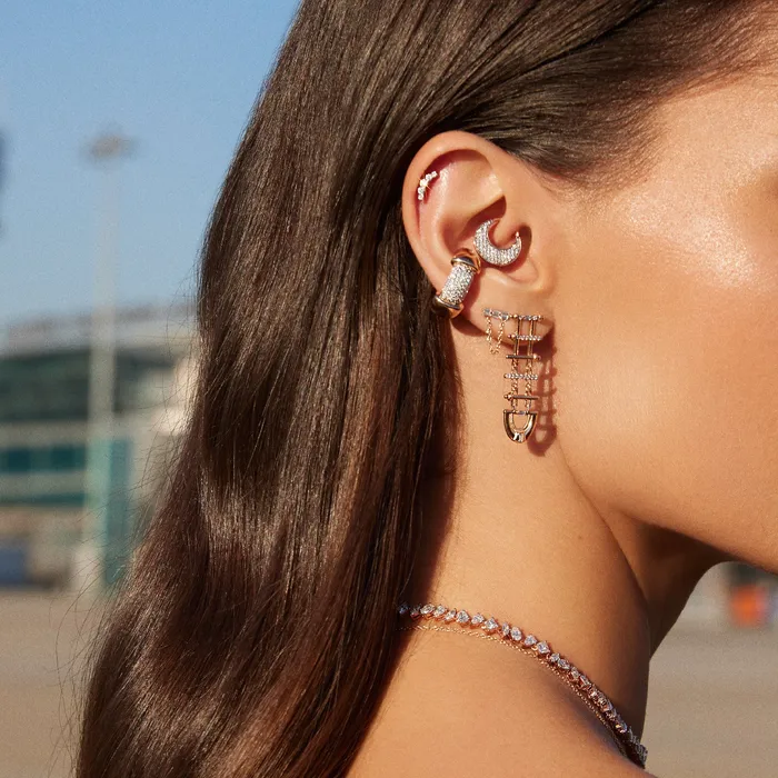 Kismet By Milka Global3 Earrings Railway Earring